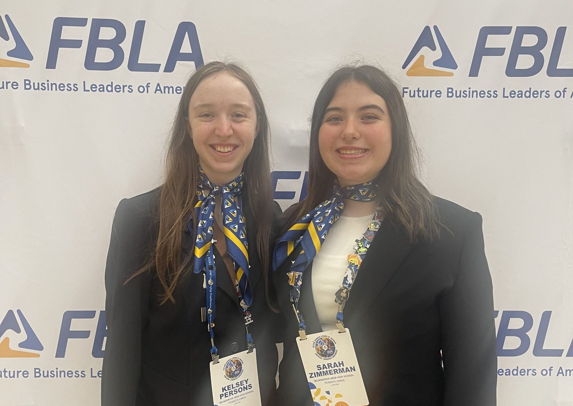 The Team of Kelsey Persons and Elise Zimmerman are 2nd in the Nation in FBLA’s Introduction to Event Planning.  Congrats ladies.  Go Seals!