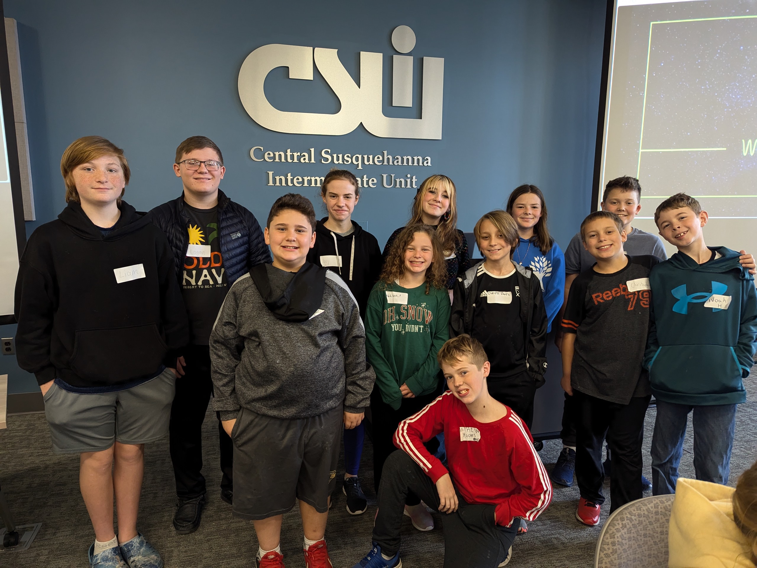 5th grade and 8th grade students attended STEAM workshop at the CSIU