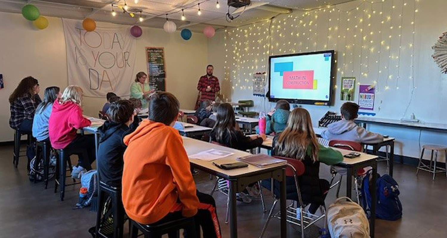 6th Grade math welcomes local business