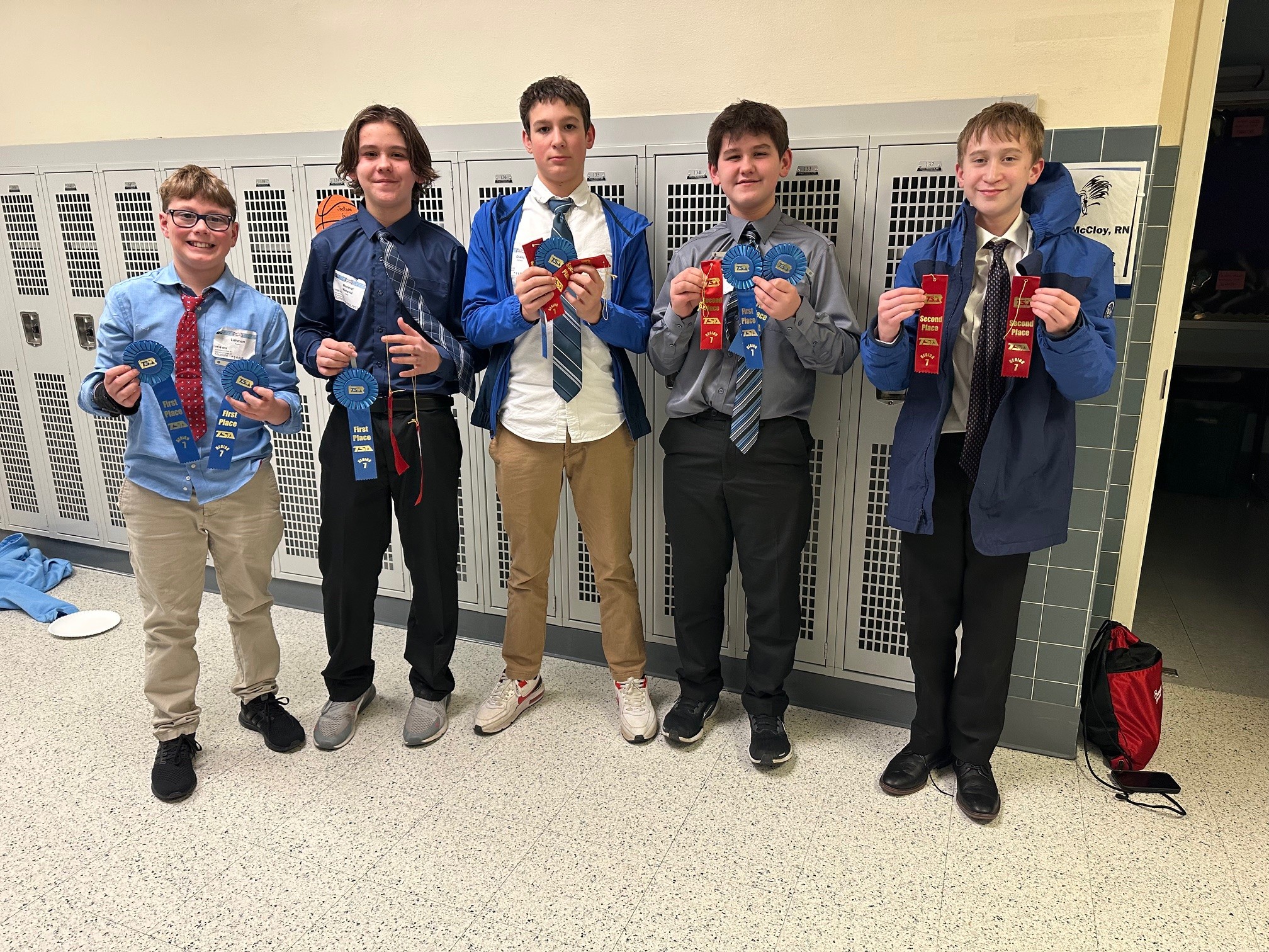 Middle TSA Winners