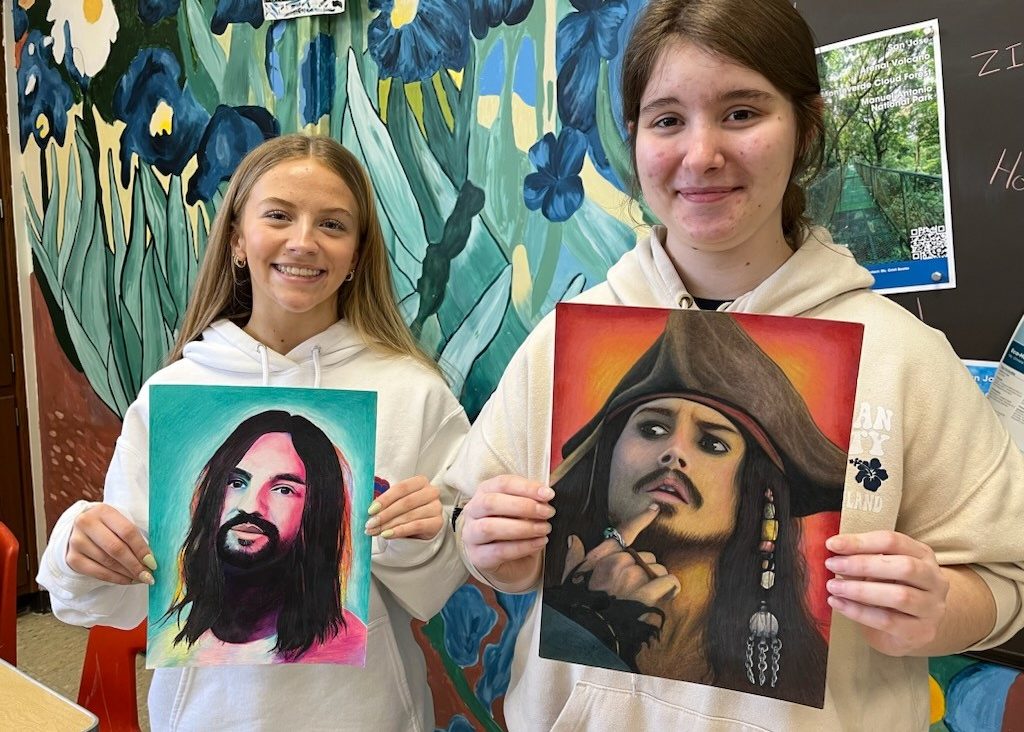 Congratulations Gillian Hackenburg & Katelynn Hahn for their amazing portraits purchased by CSIU for their Gallery!